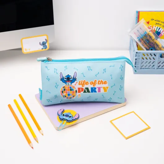 ESTOJO TRIPLO DISNEY STITCH WAVES
