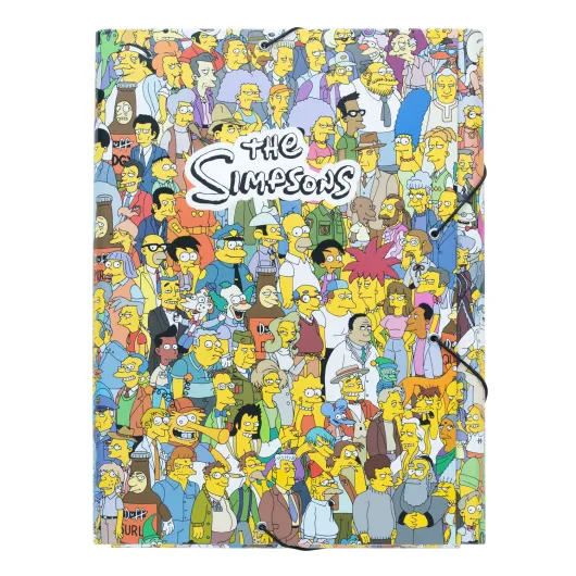 PASTA COM ELASTICOS PREMIUM THE SIMPSONS