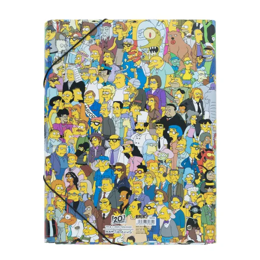 PASTA COM ELASTICOS PREMIUM THE SIMPSONS