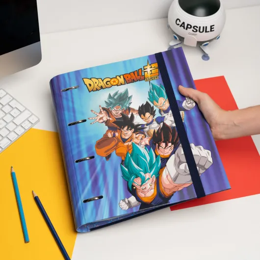 PASTA 4 ARGOLAS PREMIUM DRAGON BALL