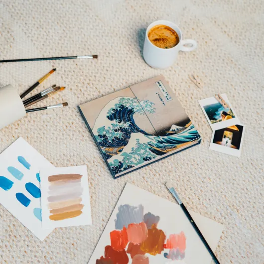 PLANIFICADOR SEMANAL COM NOTAS ADESIVAS HOKUSAI