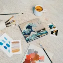PLANIFICADOR SEMANAL COM NOTAS ADESIVAS HOKUSAI