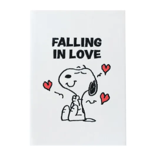 CADERNO PREMIUM A5 CAPA PELUDA SNOOPY LOVE SEASON