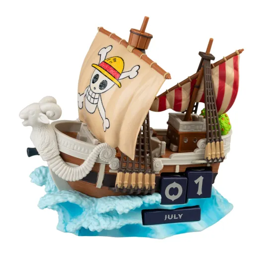 CALENDÁRIO PERPETUO 3D ONE PIECE NETFLIX GOING MERRY