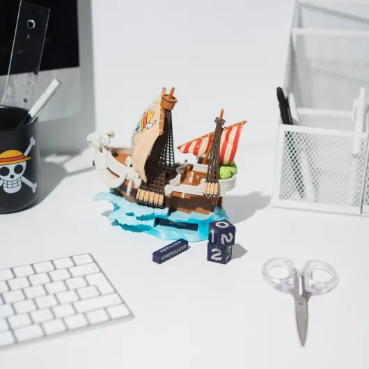 CALENDÁRIO PERPETUO 3D ONE PIECE NETFLIX GOING MERRY