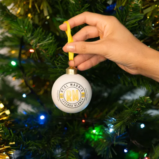 SET DE 4 BOLAS DE NAVIDAD REAL MADRID
