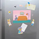 PACK DE IMANS TROQUELADOS OS SIMPSONS FAMILIA