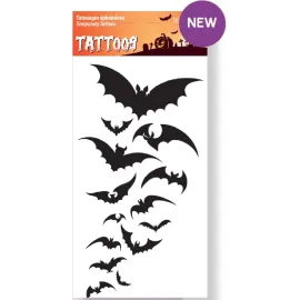 TATUAGENS TEMPORÁRIAS HALLOWEEN MORCEGOS
