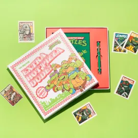 PACK CADERNO PREMIUM A5 COM ESFEROGRAFICA TARTARUGAS NINJA 2
