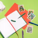 PACK CADERNO PREMIUM A5 COM ESFEROGRAFICA TARTARUGAS NINJA