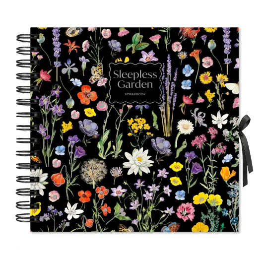 SCRAPBOOK ALBUM FOTO 26X26CM 40 PAGINAS SLEEPLESS GARDEN
