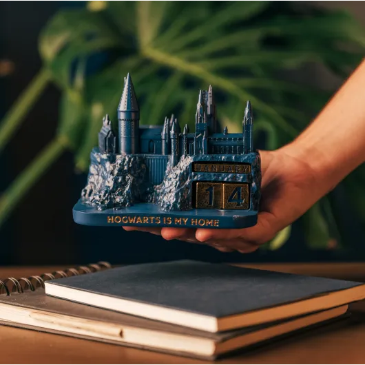 CALENDÁRIO PERPÉTUO 3D HARRY POTTER HOGWARTS