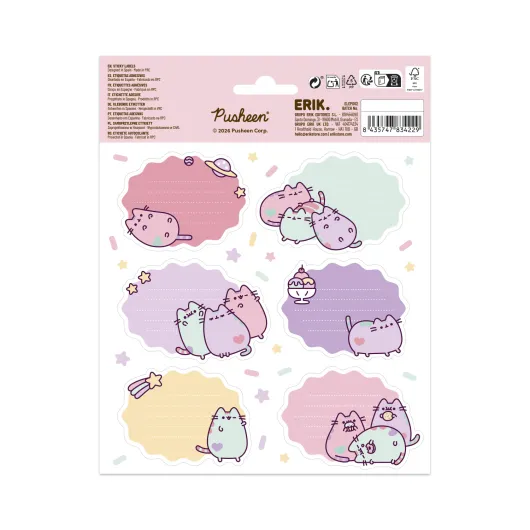 ETIQUETAS ADESIVAS PREMIUM PUSHEEN