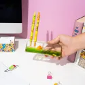 LAPISEIRA PORTA-MINAS ACRÍLICO THE SIMPSONS BLINKY O PEIXE DE TRÊS OLHOS