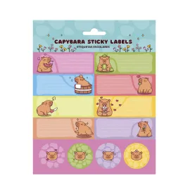 ETIQUETAS ADESIVAS CAPYBARA