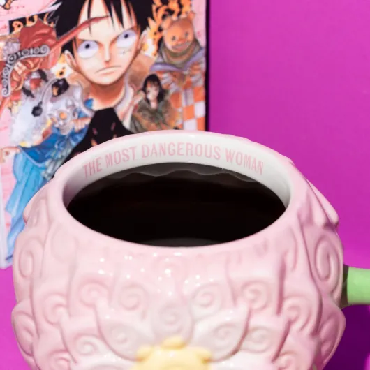 CANECA 3D ONE PIECE NETFLIX FRUTA FLOWER-FLOWER