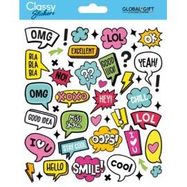 AUTOCOLANTES CLASSY MENSAGENS