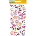 AUTOCOLANTES TWEENY FOAMY PANDAS DIVERTIDOS