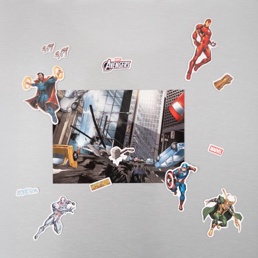 SET DE IMÃS TROQUELADOS MARVEL OS VINGADORES