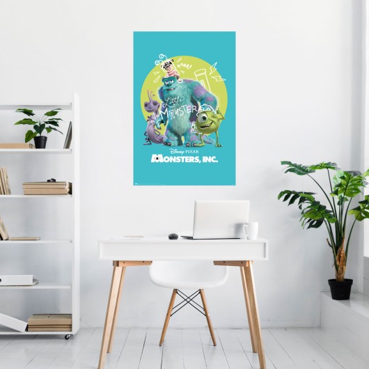 POSTER DISNEY PIXAR MONSTRUOS SA 25 ANIVERSARIO