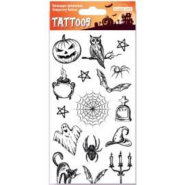 TATUAGENS TEMPORÁRIAS HALLOWEEN BRUXARIA