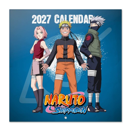 CALENDARIO 2027 30X30 NARUTO SHIPPUDEN