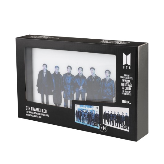 LÂMINA LED EMOLDURADA BTS