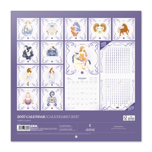 CALENDAR 2027 30X30 ASTRAL US