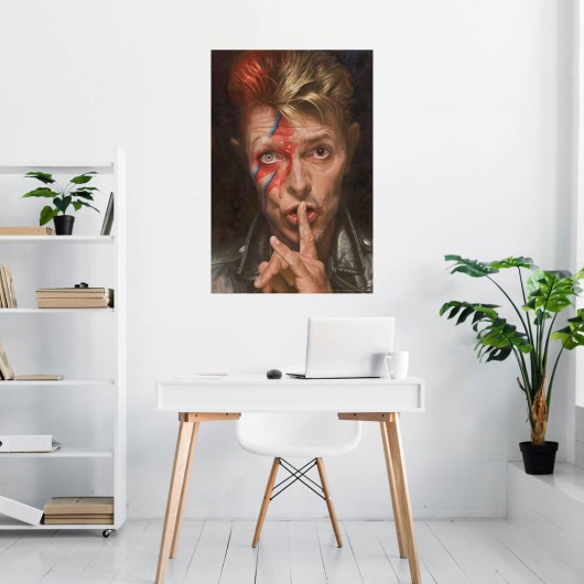 PÓSTER SEBASTIAN KRUGER DAVID BOWIE