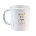 CANECA MICHAEL JACKSON KING OF POP BRANCA