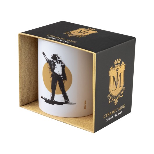 CANECA MICHAEL JACKSON KING OF POP BRANCA