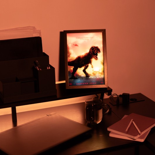 LAMINA LED ENMARCADA JURASSIC PARK
