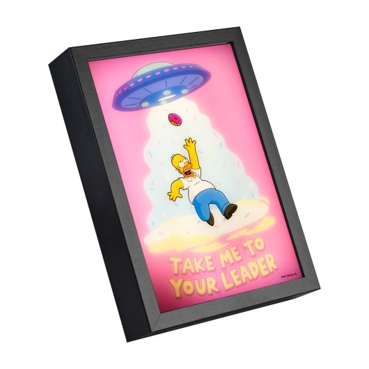 LAMINA LED ENMARCADA THE SIMPSONS