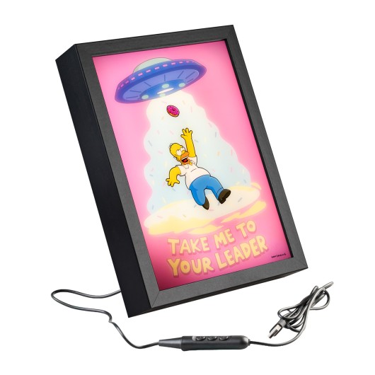 LAMINA LED ENMARCADA THE SIMPSONS