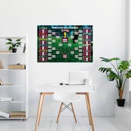 POSTER PLANIFICADOR DO CAMPEONATO DO MUNDO DE FUTEBOL 2026 2