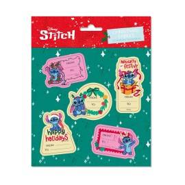 ETIQUETAS ADHESIVAS NAVIDAD PREMIUM DISNEY STITCH