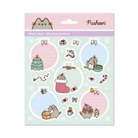 ETIQUETAS ADESIVAS NATAL PREMIUM PUSHEEN