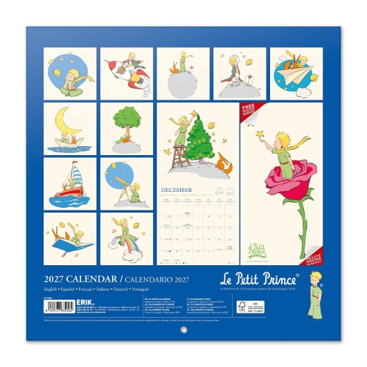 CALENDARIO 2027 30X30 O PRINCIPEZINHO
