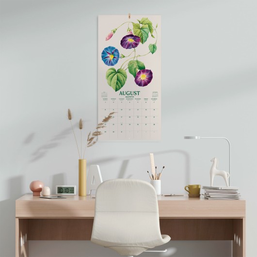 CALENDAR 2027 30X30 BOTANY FLOWERS US