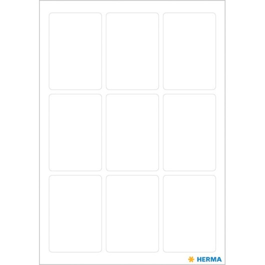 AUTOCOLANTES VARIO 24X35MM BRANCO