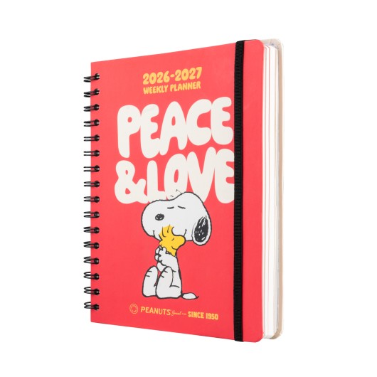 AGENDA ESCOLAR 2026/2027 SEMANAL A5 12 MESES SNOOPY
