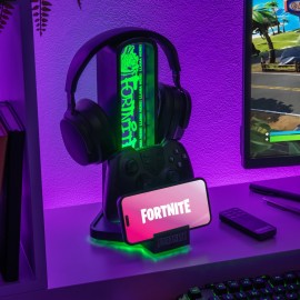 SUPORTE AURICULARES COM LUZ FORNITE