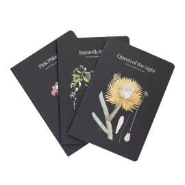 PACK 3 CADERNOS A5 SLEEPLESS GARDEN