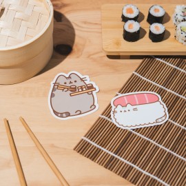 PACK 2 AUTOCOLANTES VINIL PUSHEEN SUSHI ROLL 1 2