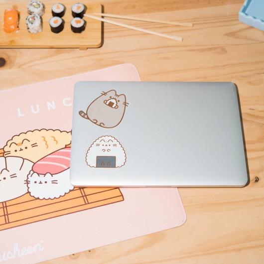 PACK 2 AUTOCOLANTES VINIL PUSHEEN SUSHI ROLL 3