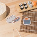 PACK 2 AUTOCOLANTES VINIL PUSHEEN SUSHI ROLL 5