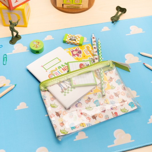 CONJUNTO BÁSICO DE PAPELARIA DISNEY PIXAR TOY STORY