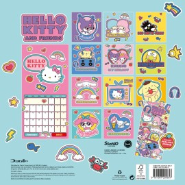 CALENDÁRIO 2027 30X30 HELLO KITTY E OS SEUS AMIGOS 2