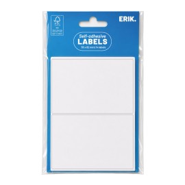 ETIQUETAS ADESIVAS BRANCAS 55X82MM