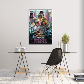 POSTER MARVEL BLACK PANTHER WAKANDA FOREVER COMIC 2